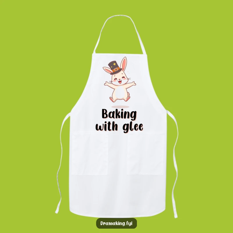 Funny Rabbit Hat Apron: Cheerful Cooking, Perfect Gift for Happy Bakers