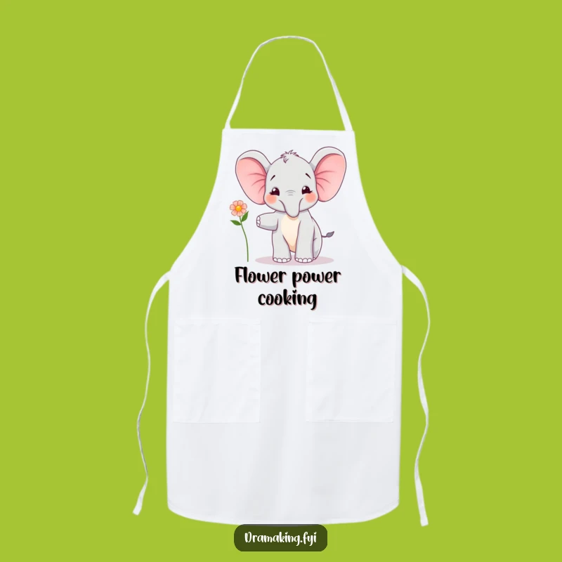 Funny Elephant Calf Balancing Apron: Cook with Cheer, Great Funny Gift