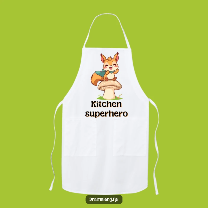 Funny Hero Squirrel Apron: Cook Up Adventures in the Kitchen