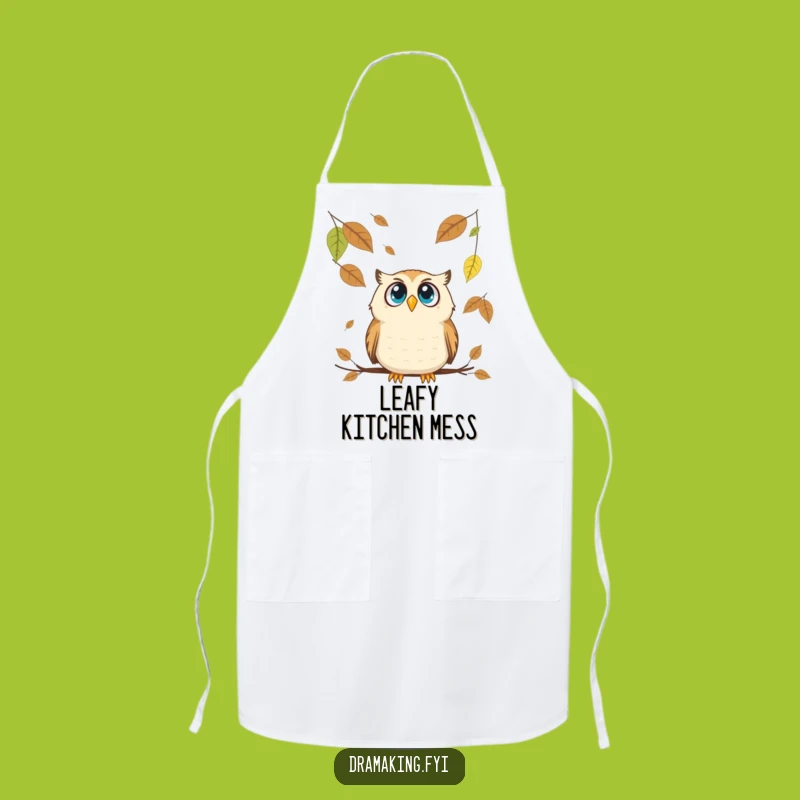 Funny Owl Chef Apron: Cook with Autumnal Surprise Hilariously