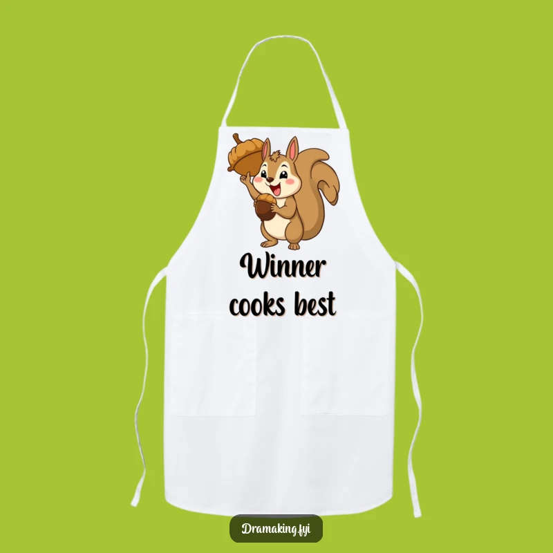 Funny Squirrel Acorn Apron - Chef's Theatrical Triumph for a Hilarious Kitchen