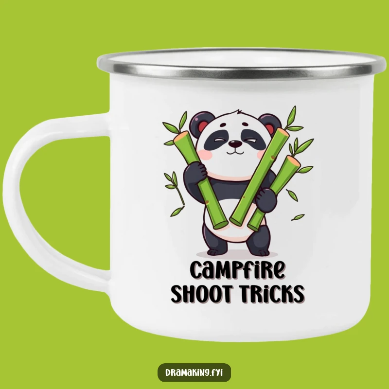 Funny Panda Juggling Camping Mug - Bamboo Action On the Go Gift!