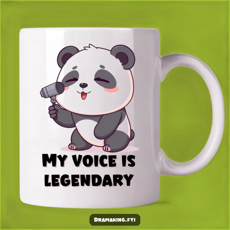 Funny Panda Singing Microphone Mug: A Hilarious Gift for Music Lovers