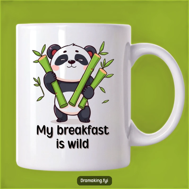Funny Panda Juggling Mug - Bamboo Action Master Gift!