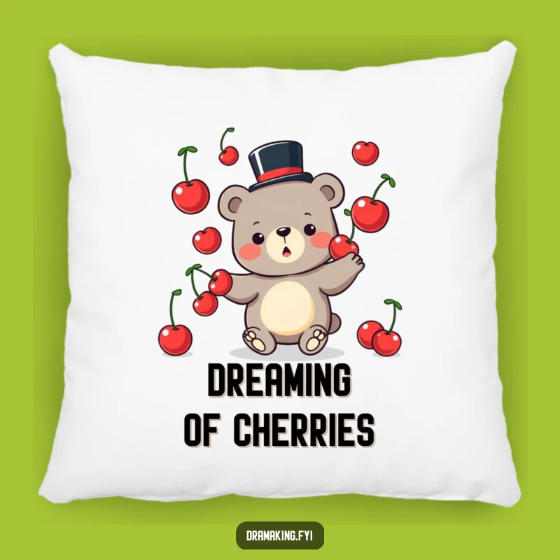Funny Bear Juggling Pillow: Comfy & Quirky Decor for Playful Spaces