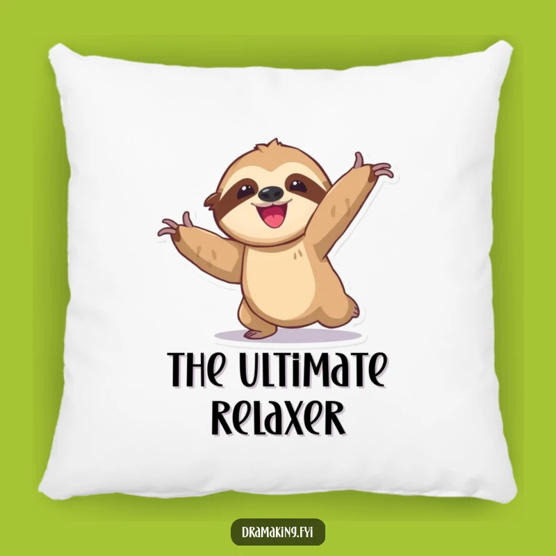 Funny Sloth Pillow: Exaggerated Pose, Slow Delight Comfort, Hilarious Decor