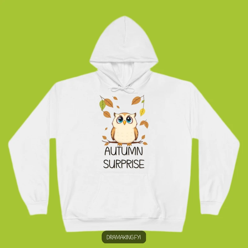 Funny Owl Autumn Hoodie: Cozy Up with a Surprise Hilariously