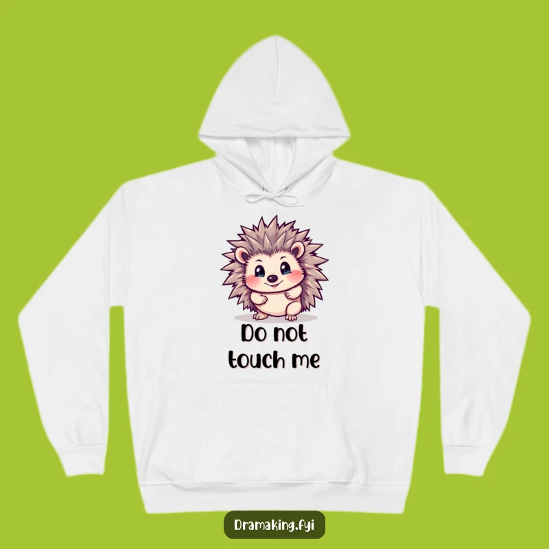 Funny Hedgehog Pose Hoodie: Cozy Up with this Hilarious Animal Sweatshirt