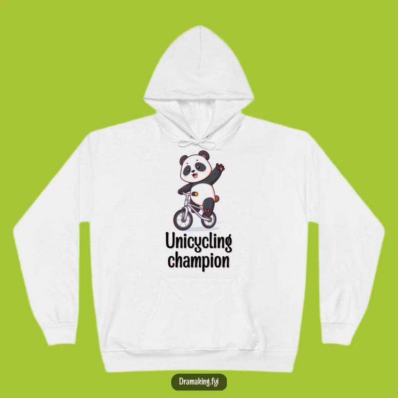 Funny Majestic Panda Hoodie - Cozy Circus Fun, Perfect Funny Gift