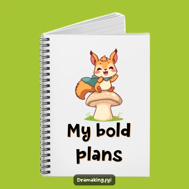 Funny Hero Squirrel Notebook: Jot Down Your Epic Adventures