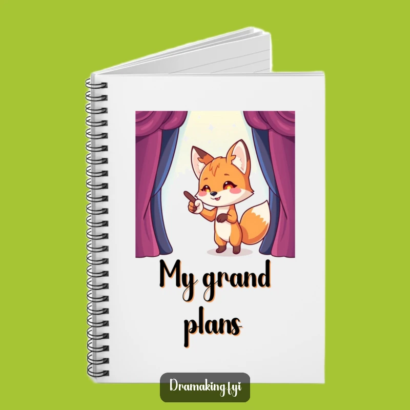 Funny Fox Stage Director Notebook: Direct Your Thoughts with Funny Flair!