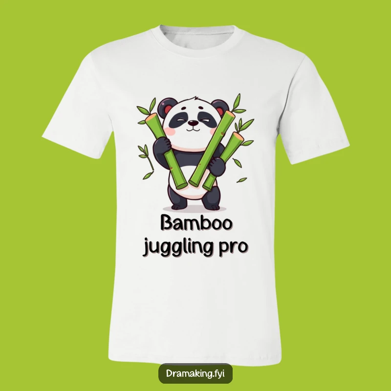 Funny Panda Juggling Shirt - Bamboo Wizard Graphic Tee Gift!
