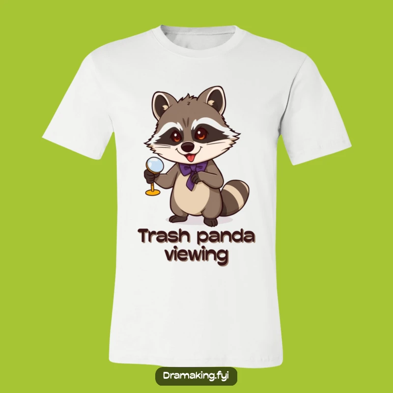 Funny Raccoon Opera T-Shirt: Mischievous Theater Shirt, Hilarious Raccoon Gift